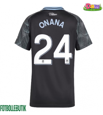 Aston Villa Amadou Onana #24 Bortatröja Kvinnor 2025-26 Kortärmad